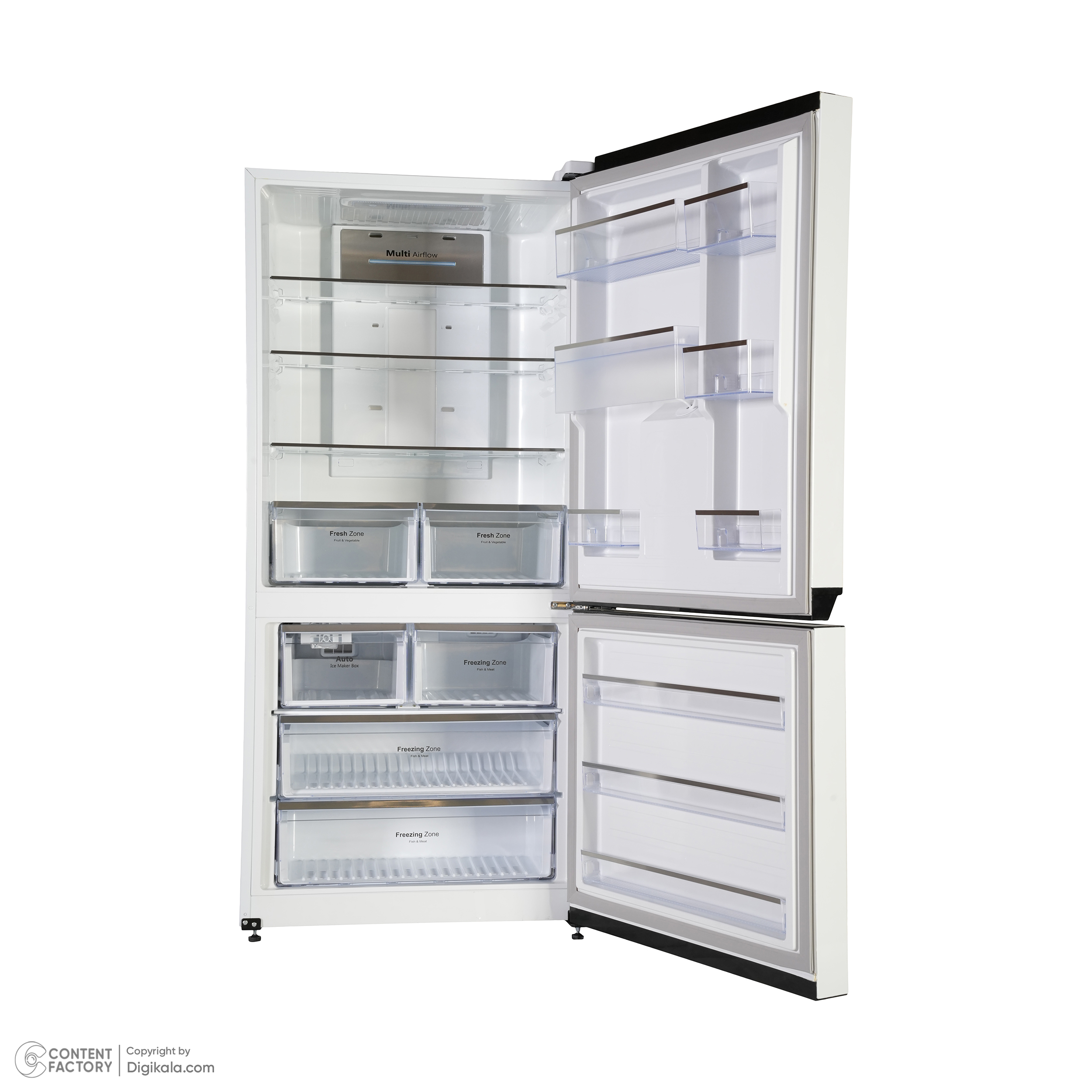 یخچال فریزر التتو فریزر بالا مدل NT8460DN/I-SB طرح استیل التتو - تصویر 3