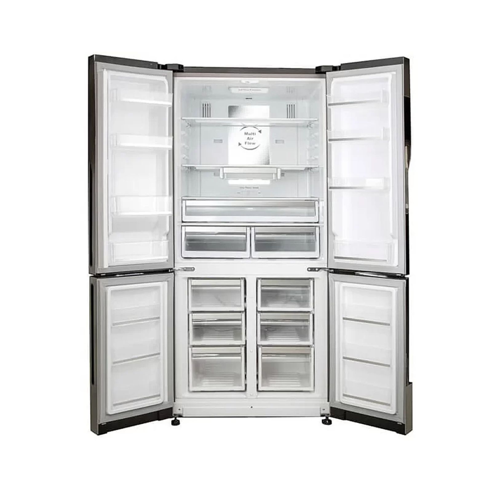 یخچال فریزر هیمالیا ساید بای ساید دودرب مدل گلکسی GALAXY سفید لمینیت هیمالیا - تصویر 5