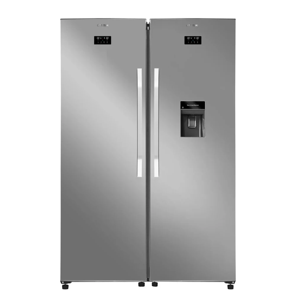فریزر سوزوکی دوقلو مدل FOA330ESIR/ICE نوفراست با یخساز اتوماتیک طرح استیل سوزوکی