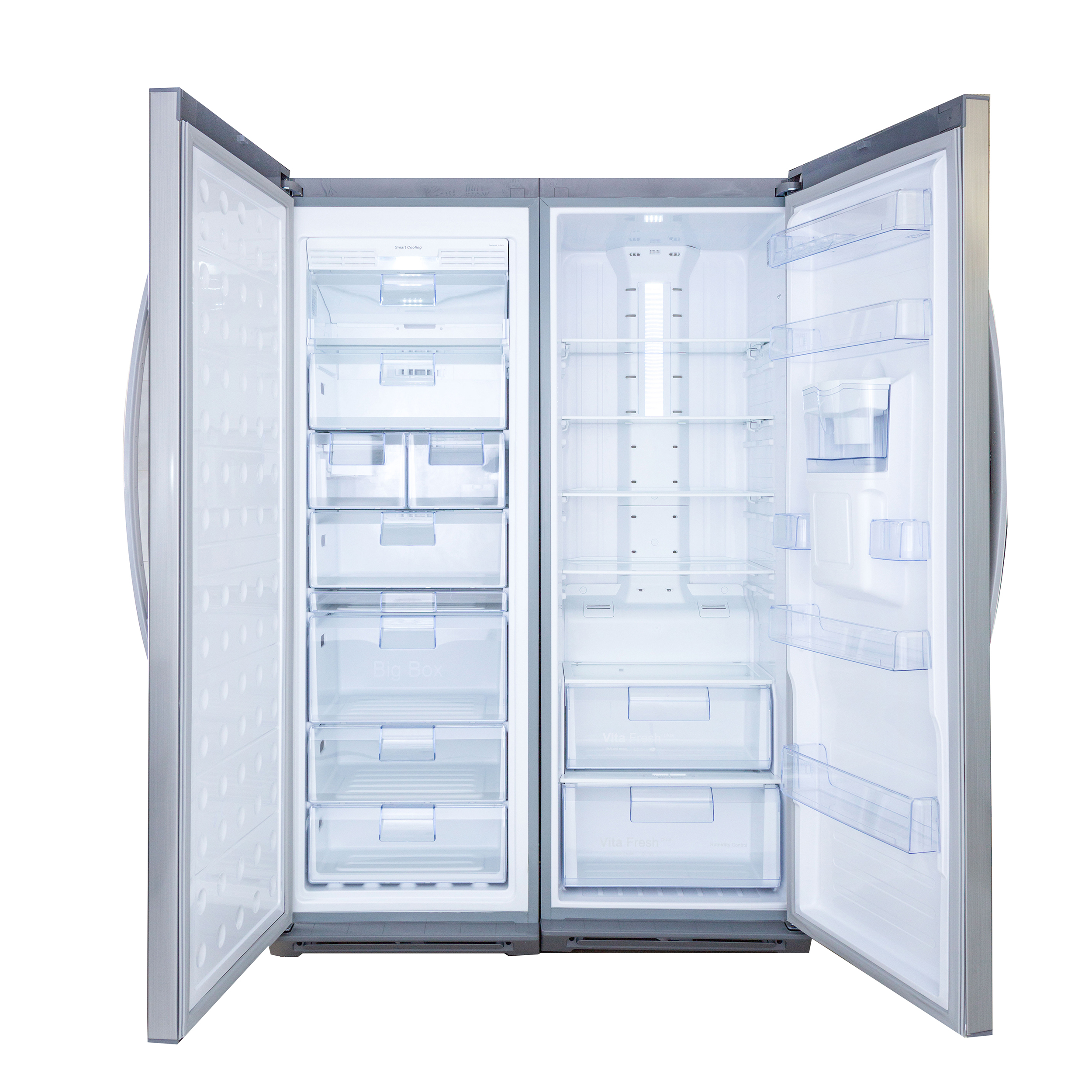 یخچال فریزر هیمالیا فریزر پایین آبسرد کن دار مدل 5MODE-60MW تیتانیوم - تصویر 4
