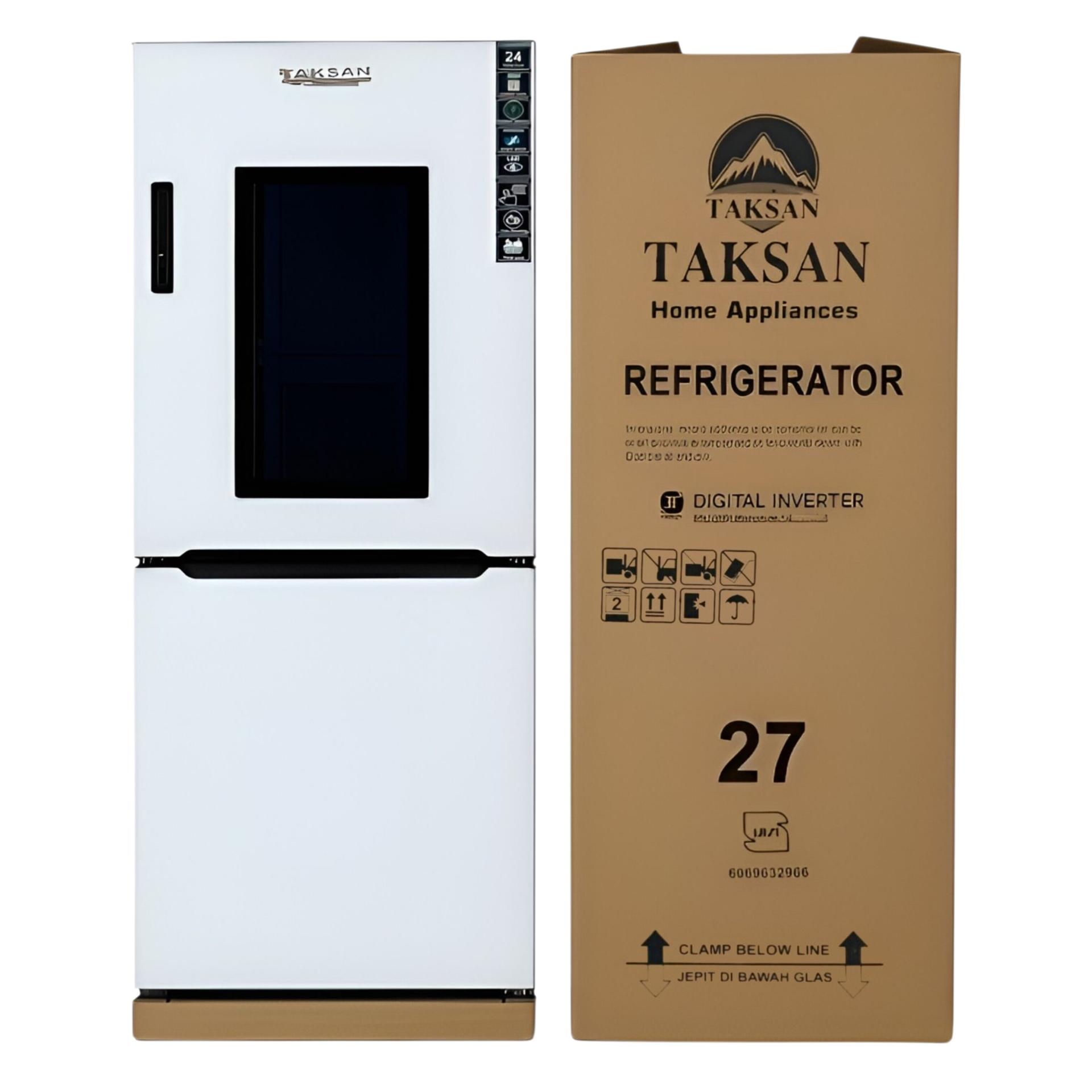 یخچال فریزر نیکسان فریزر پایین مدل NC-7041-DN سفید نیکسان