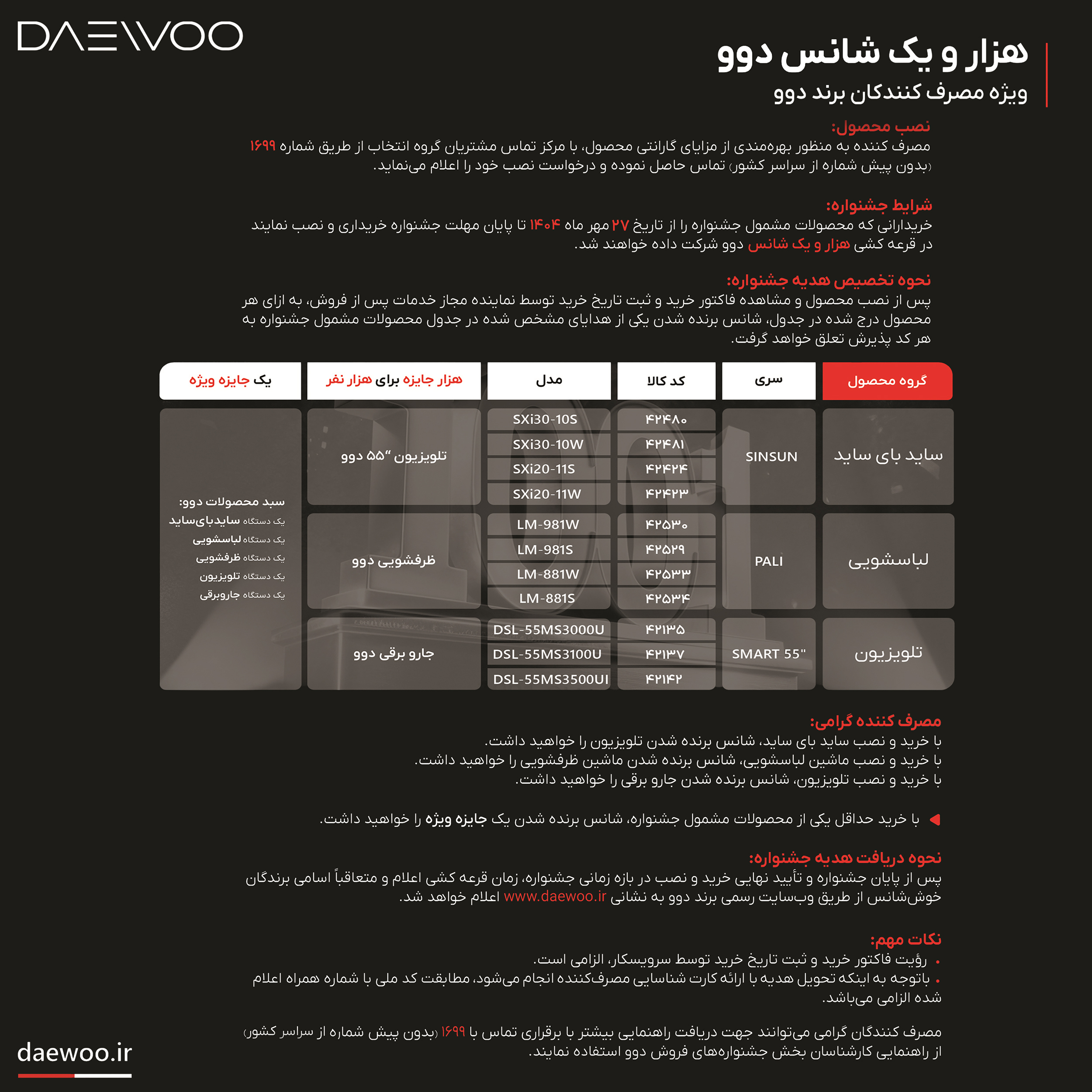 یخچال فریزر دوو ساید بای ساید دو درب مدل SXI20-21W سفید متالیک دوو - تصویر 2